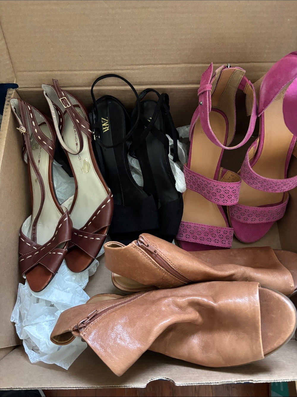 Four Pairs of Beautiful Sandals